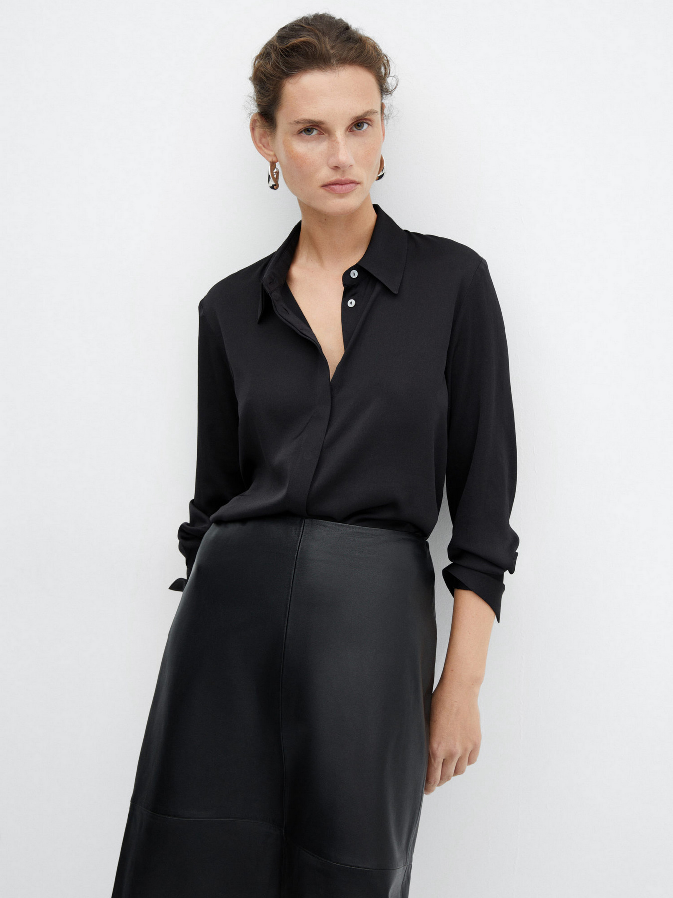 Сорочки MANGO Ideale модель 57003777_99 Сорочки MANGO Ideale модель 57003777_99 Фото
