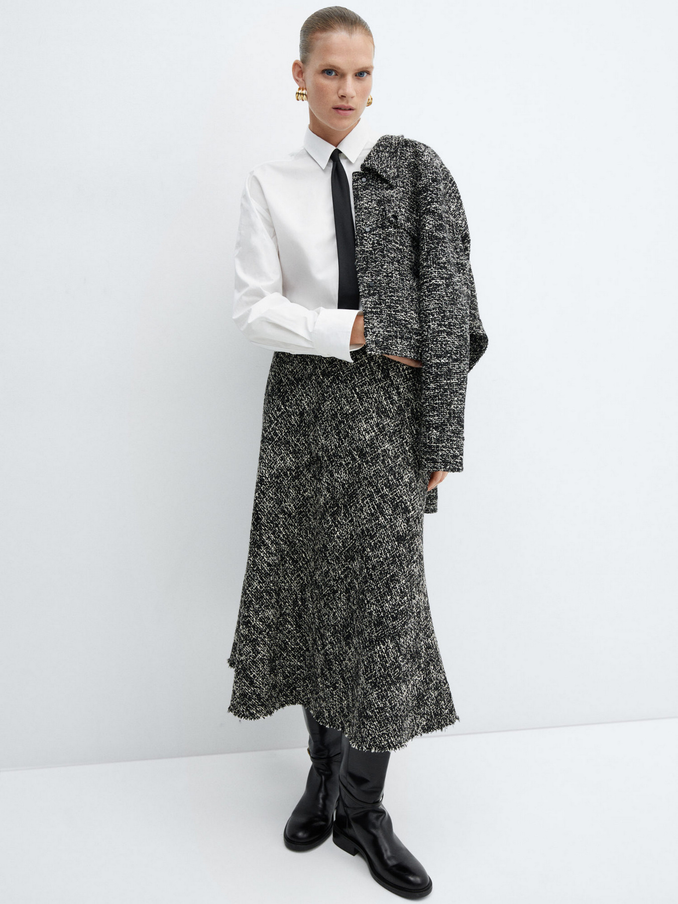 Юбки MANGO Laurel модель 57087751_99 Фото