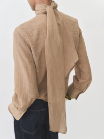 Рубашки MANGO BROWN модель 87025766_30 Фото