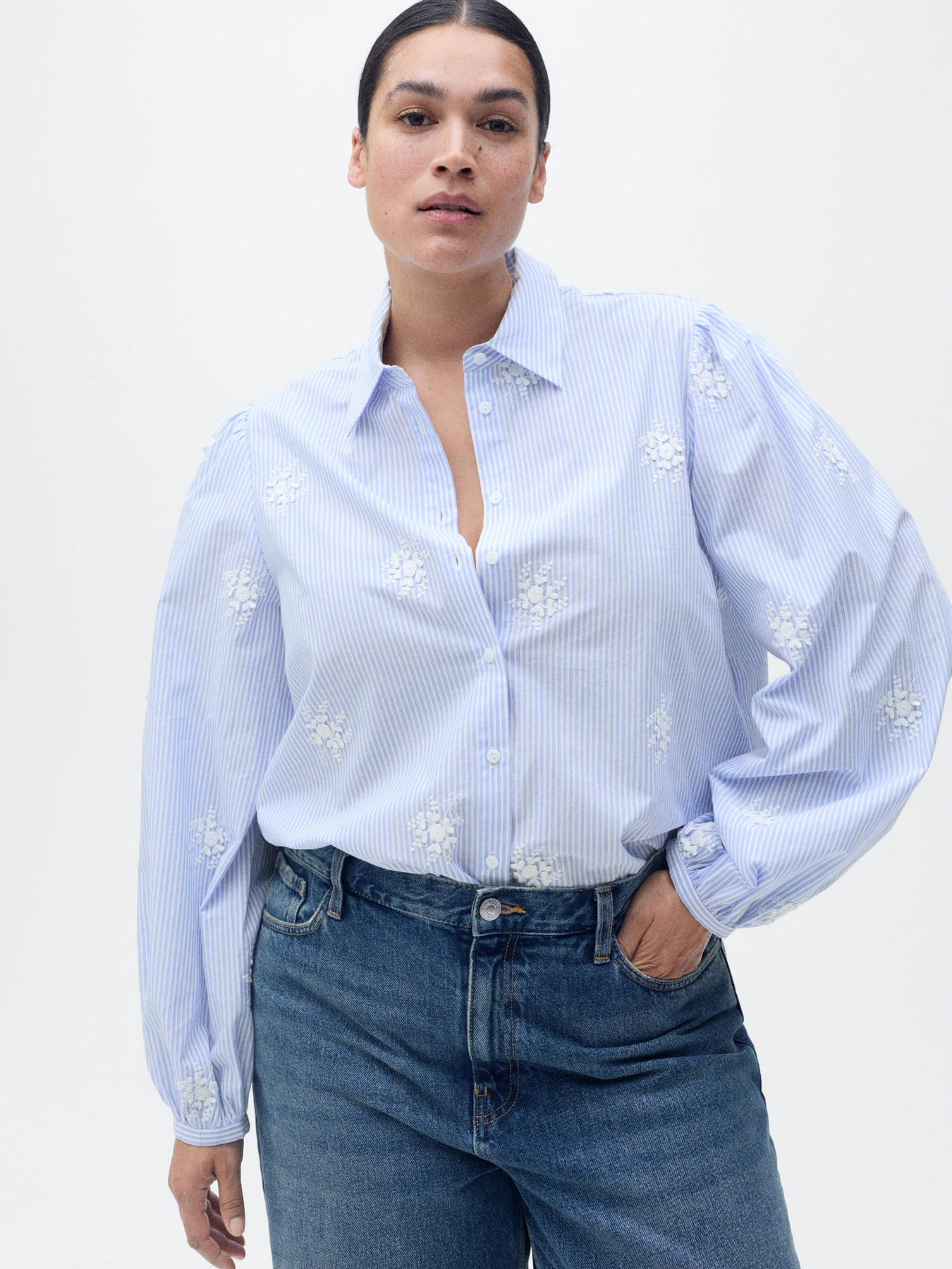 Сорочки MANGO PALOMA модель 87055741_50 Фото