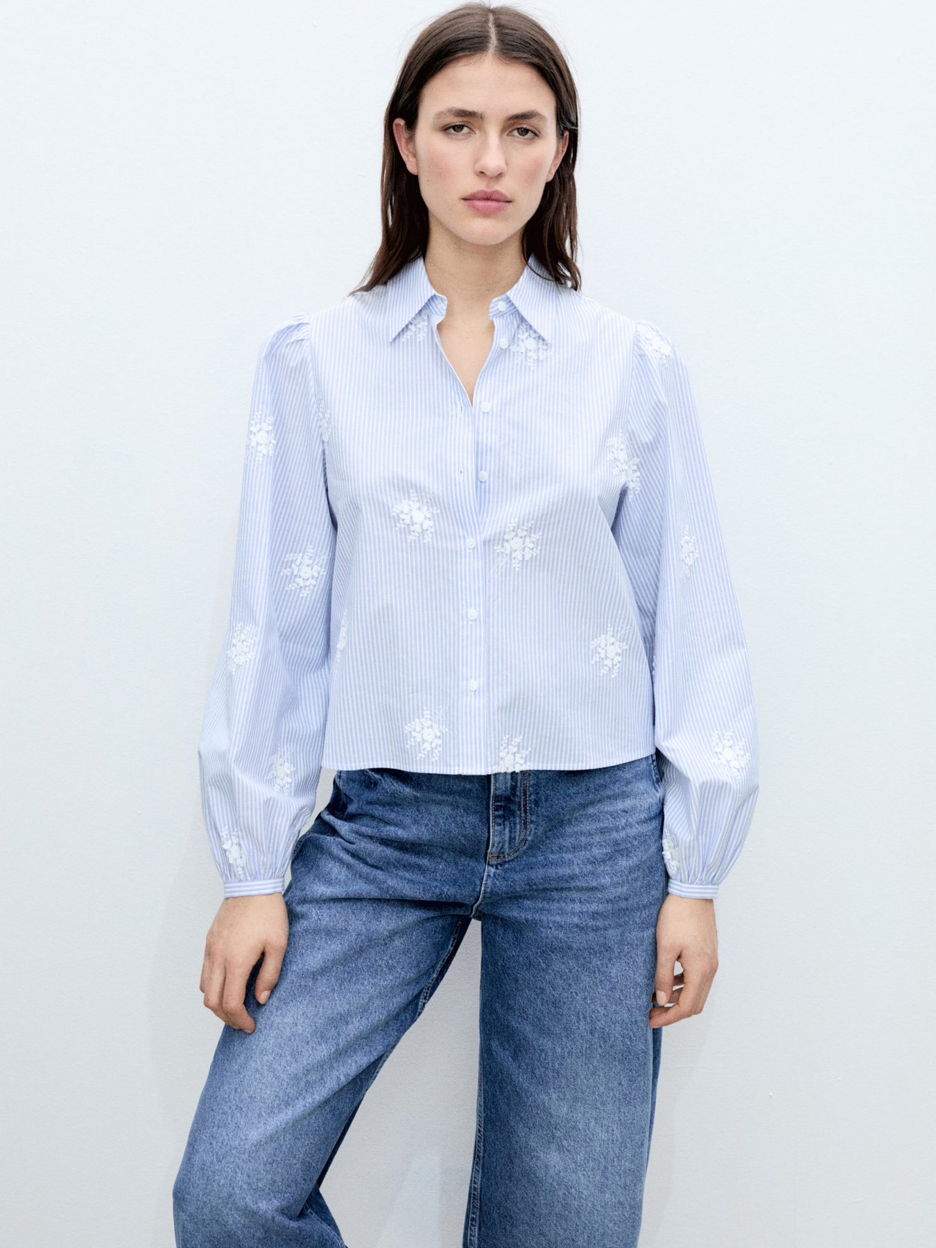 Сорочки MANGO PALOMA модель 87055741_50 Фото
