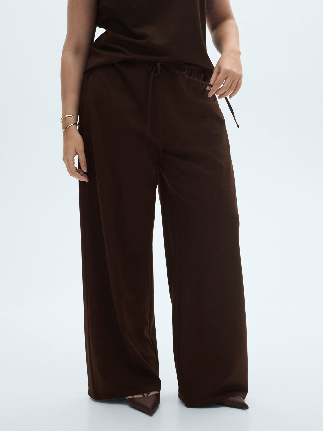 Штани MANGO модель 87075755_32 Фото