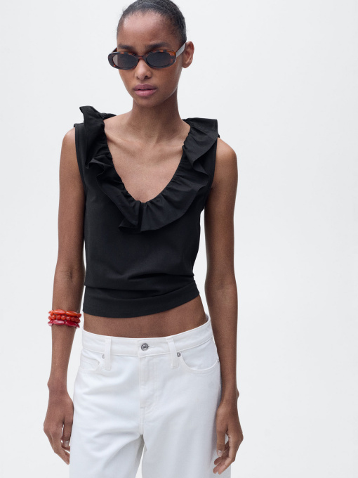 Футболки і поло MANGO VOLANT модель 87068267_99 Фото