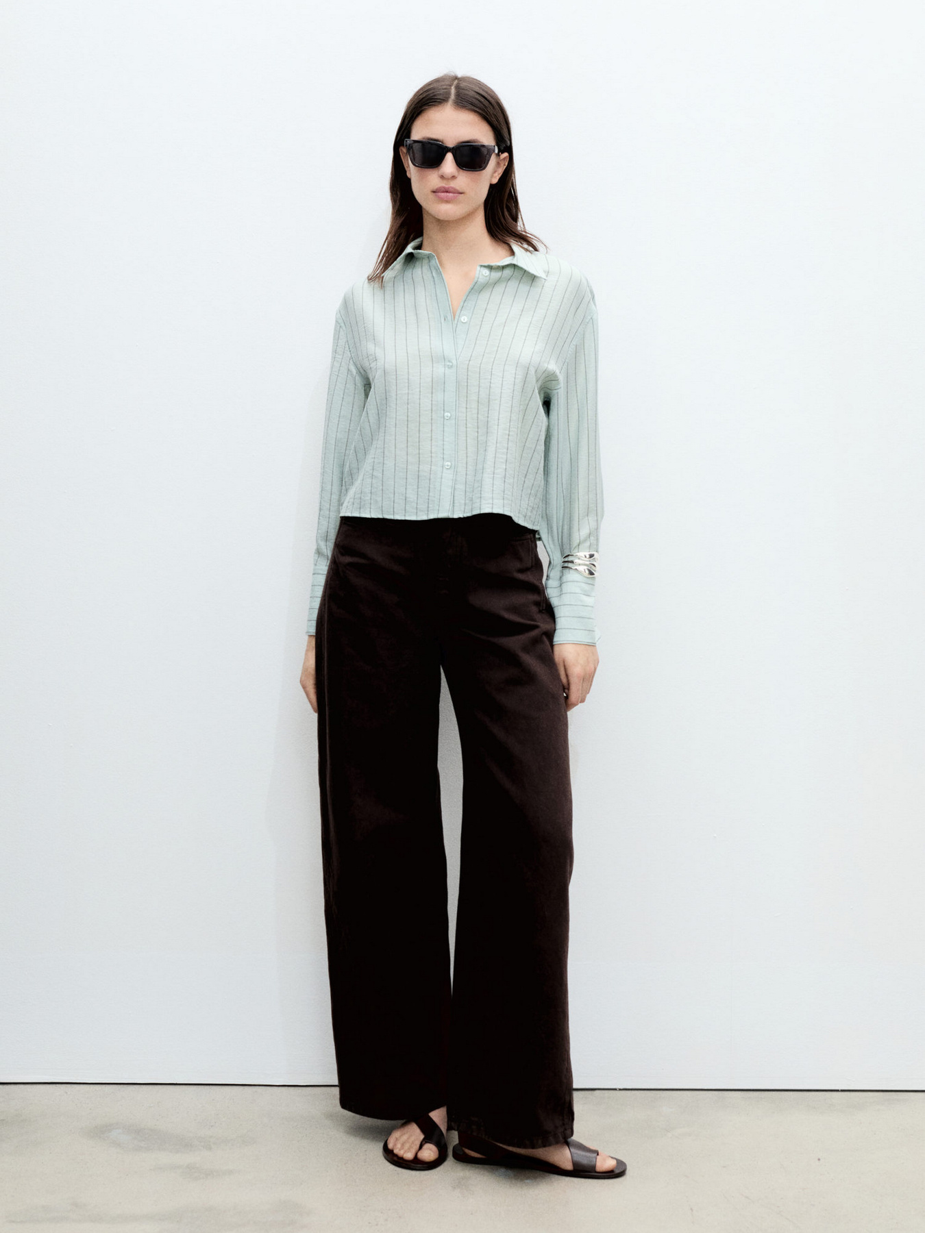 Сорочки MANGO BADAL модель 87025750_43 Фото