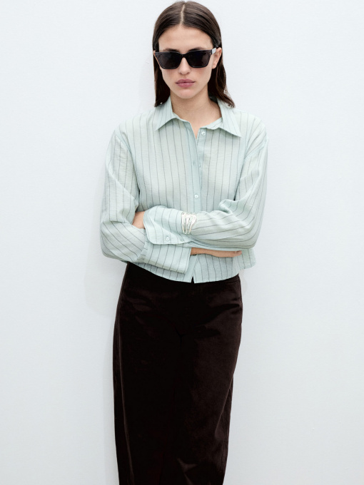 Сорочки MANGO BADAL модель 87025750_43 Фото