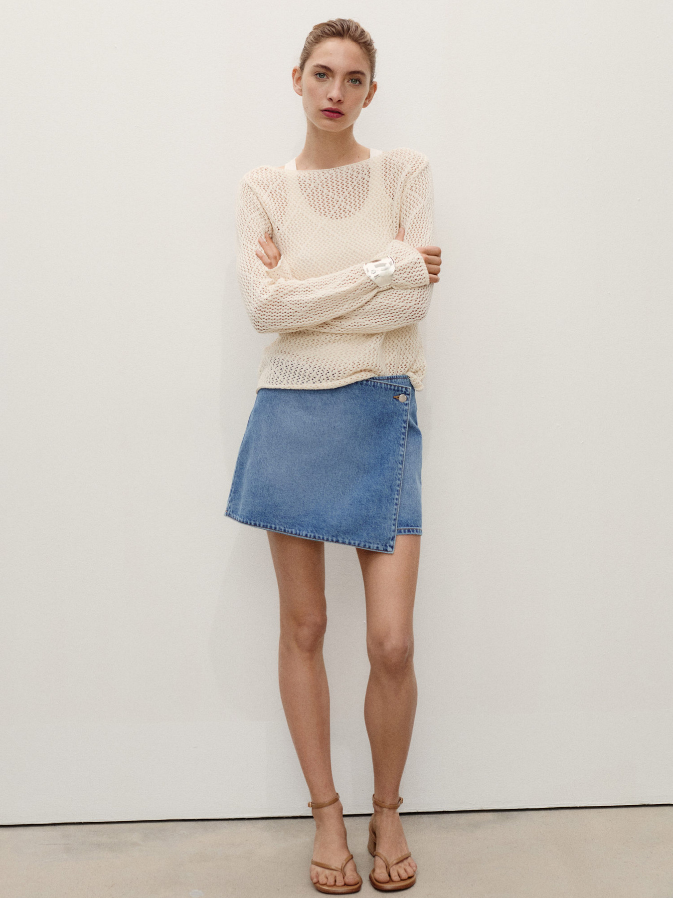 Спідниці MANGO SKORT модель 87017185_TM Фото