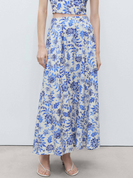 Спідниці MANGO INDIGO модель 87068646_2 Фото