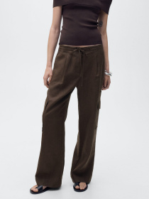 Штани MANGO OLIVE модель 87059063_30 Фото