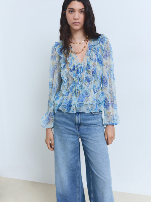 Сорочки MANGO RONALDI модель 87048648_50 Фото