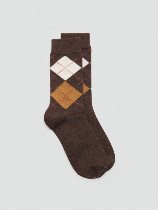 Шкарпетки та гольфи MANGO ARGYLE модель 17056351_32 Фото