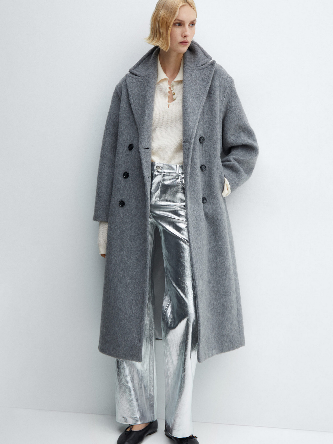 Штани MANGO Silver2 модель 67091505_PL Штани MANGO Silver2 модель 67091505_PL Фото