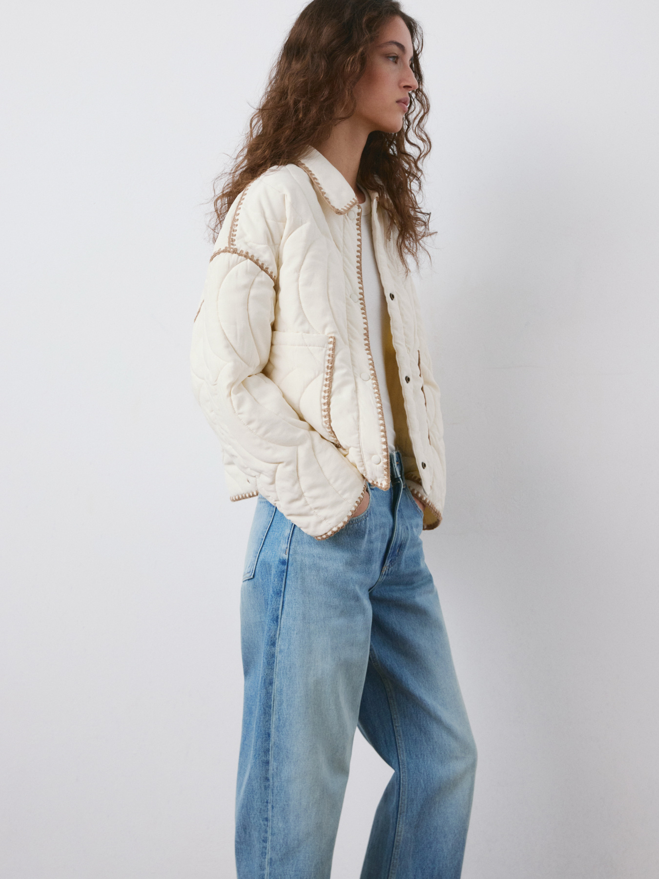 Куртки та дублянки MANGO ZIGZAG модель 27066713_5 Фото