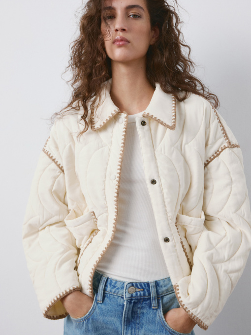Куртки та дублянки MANGO ZIGZAG модель 27066713_5 Фото