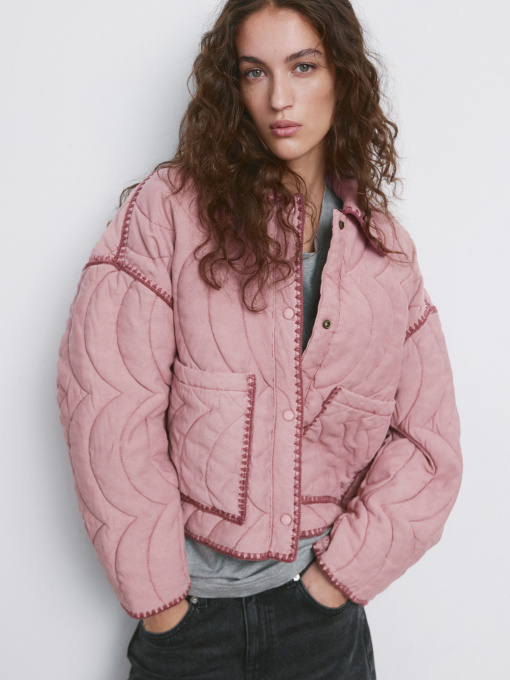 Куртки та дублянки MANGO ZIGZAG модель 27066713_85 Фото