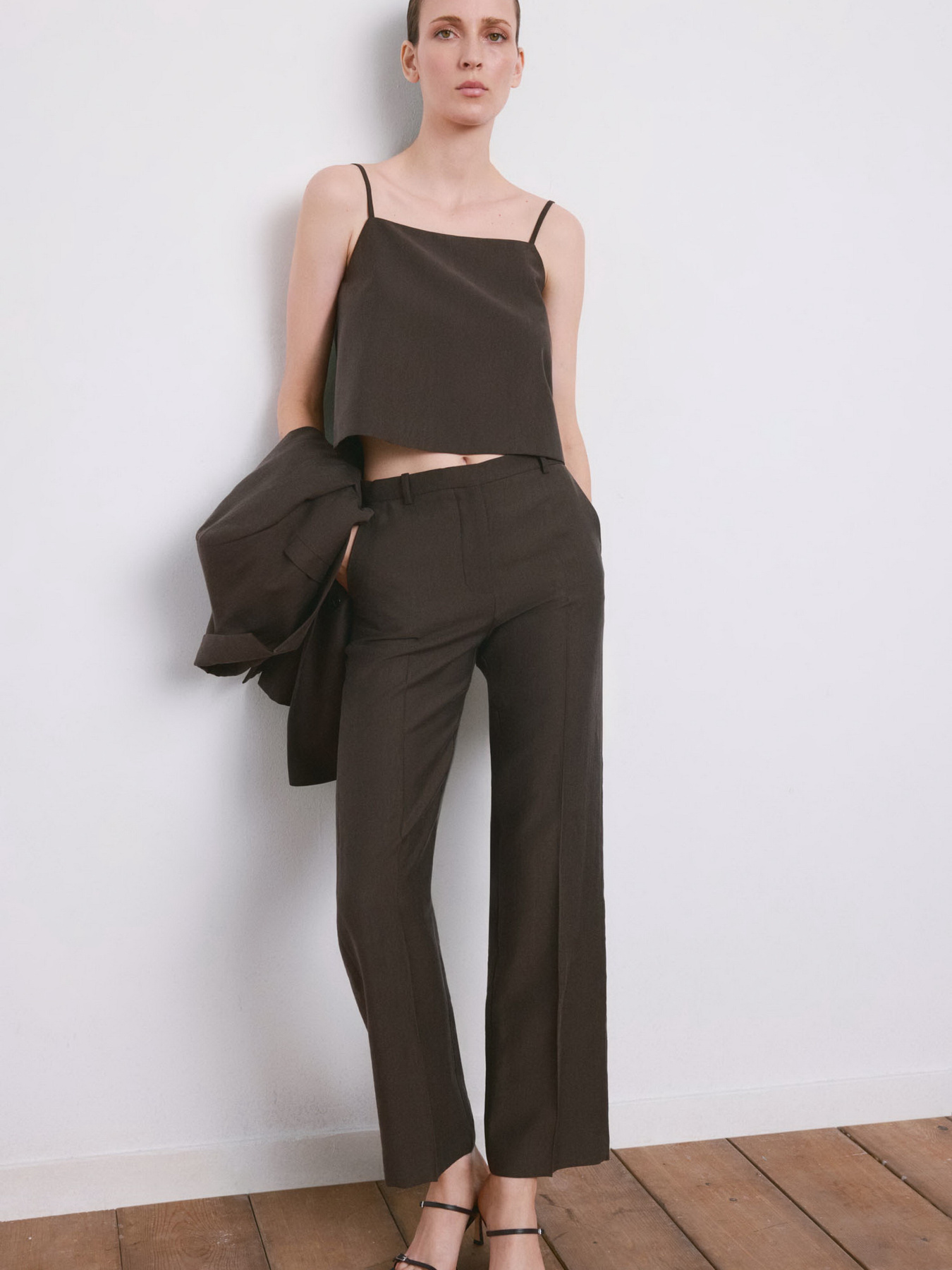 Штани MANGO TEMPO модель 27045833_32 Фото