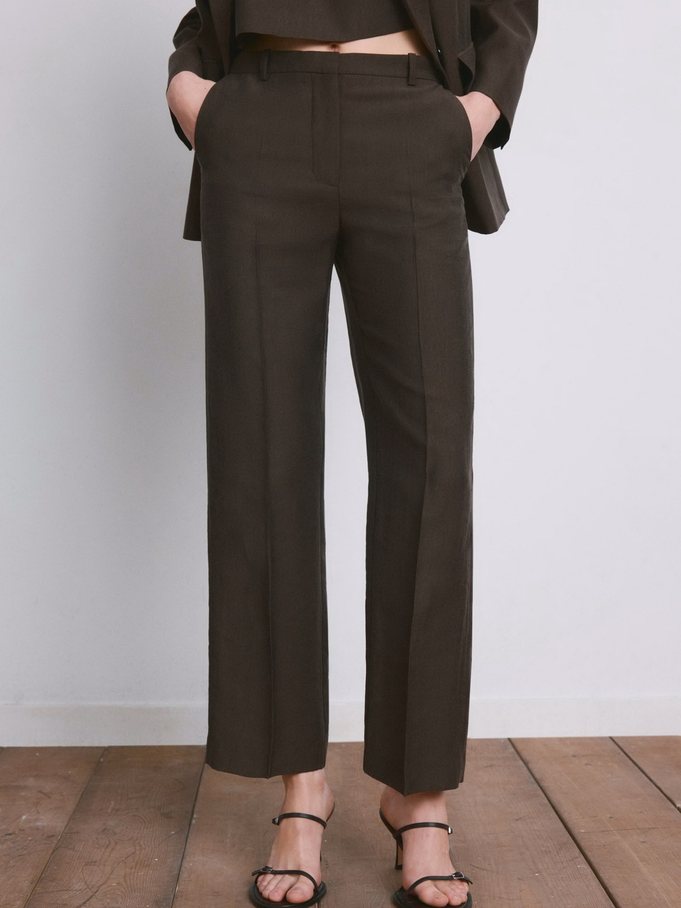 Штани MANGO TEMPO модель 27045833_32 Фото