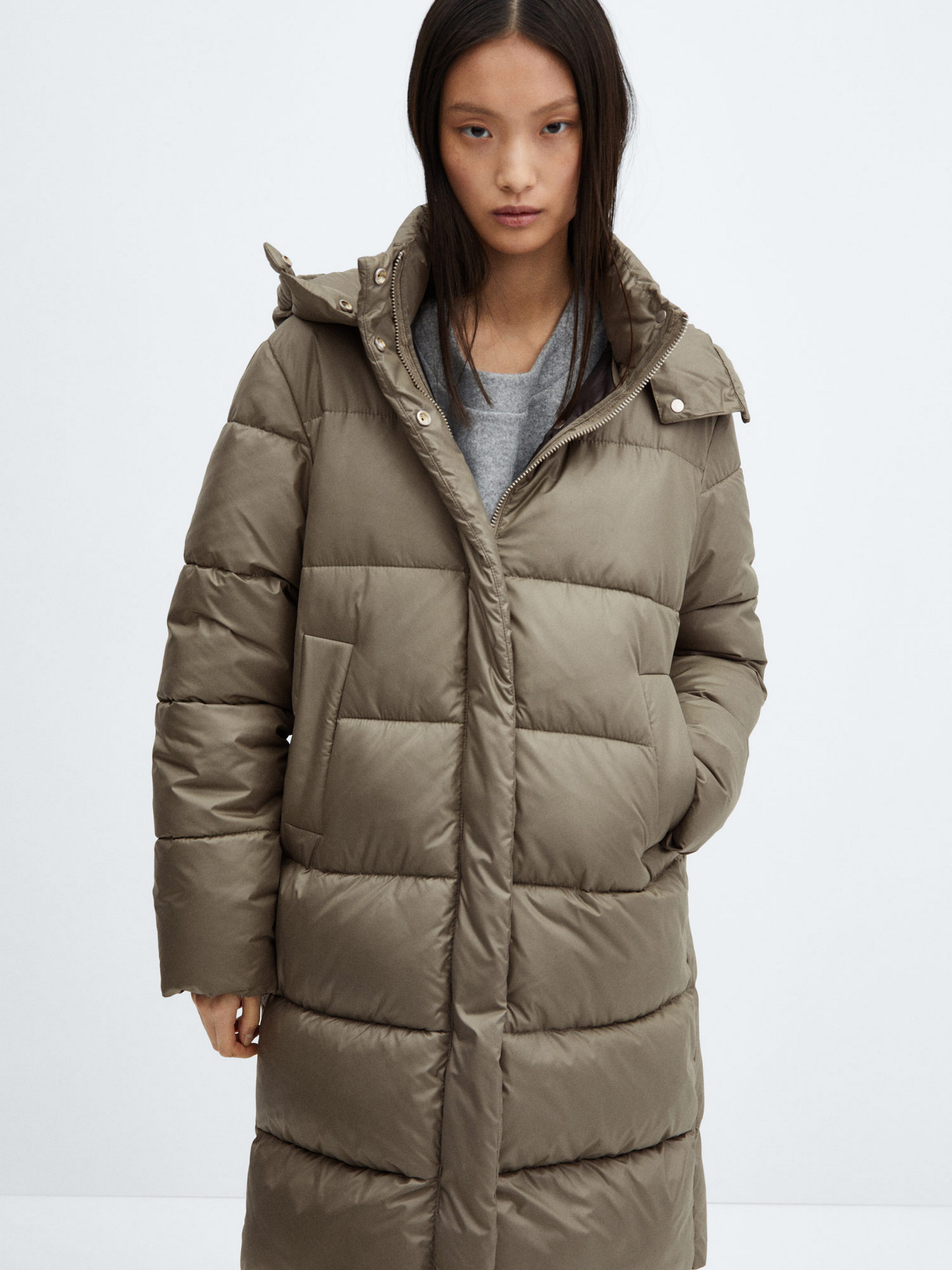 Куртки та дублянки MANGO Rocio модель 67053263_37 Фото