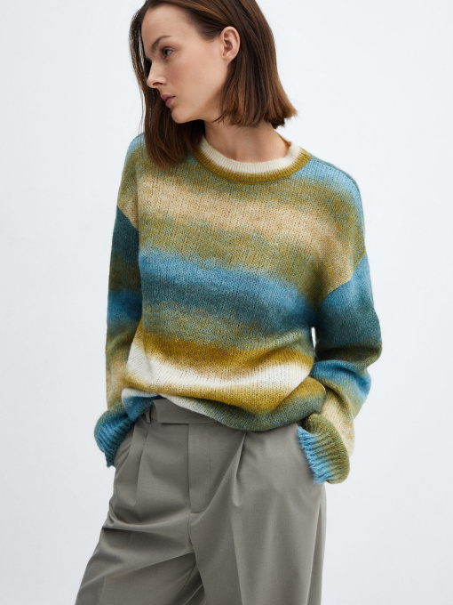 Свитры и кардиганы MANGO Spacedye модель 67084039_36 Фото