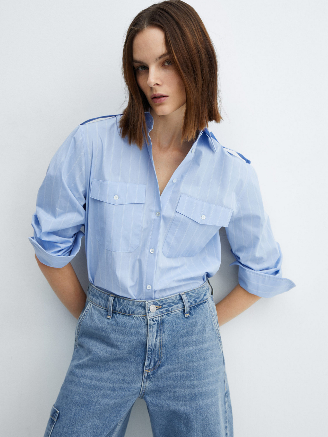 Джинсы MANGO Cargo модель 67094062_TM Фото