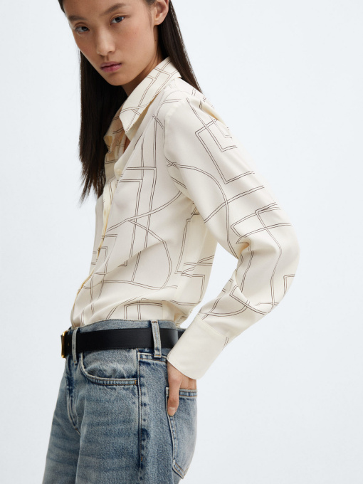 Рубашки MANGO Basic модель 67020435_5 Фото