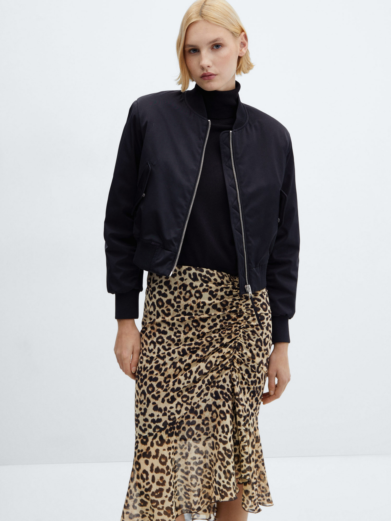 Юбки MANGO LEO модель 67084029_99 Фото