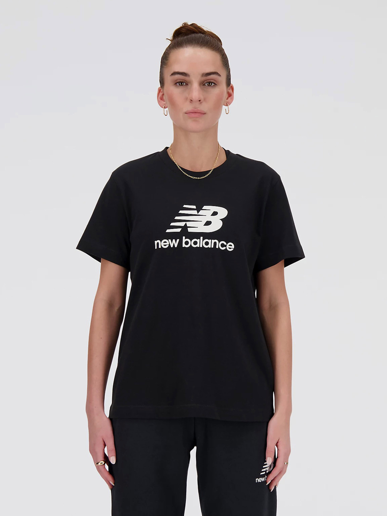 Футболки і поло New Balance STACKED LOGO модель WT41502BK Футболки і поло New Balance STACKED LOGO модель WT41502BK Фото