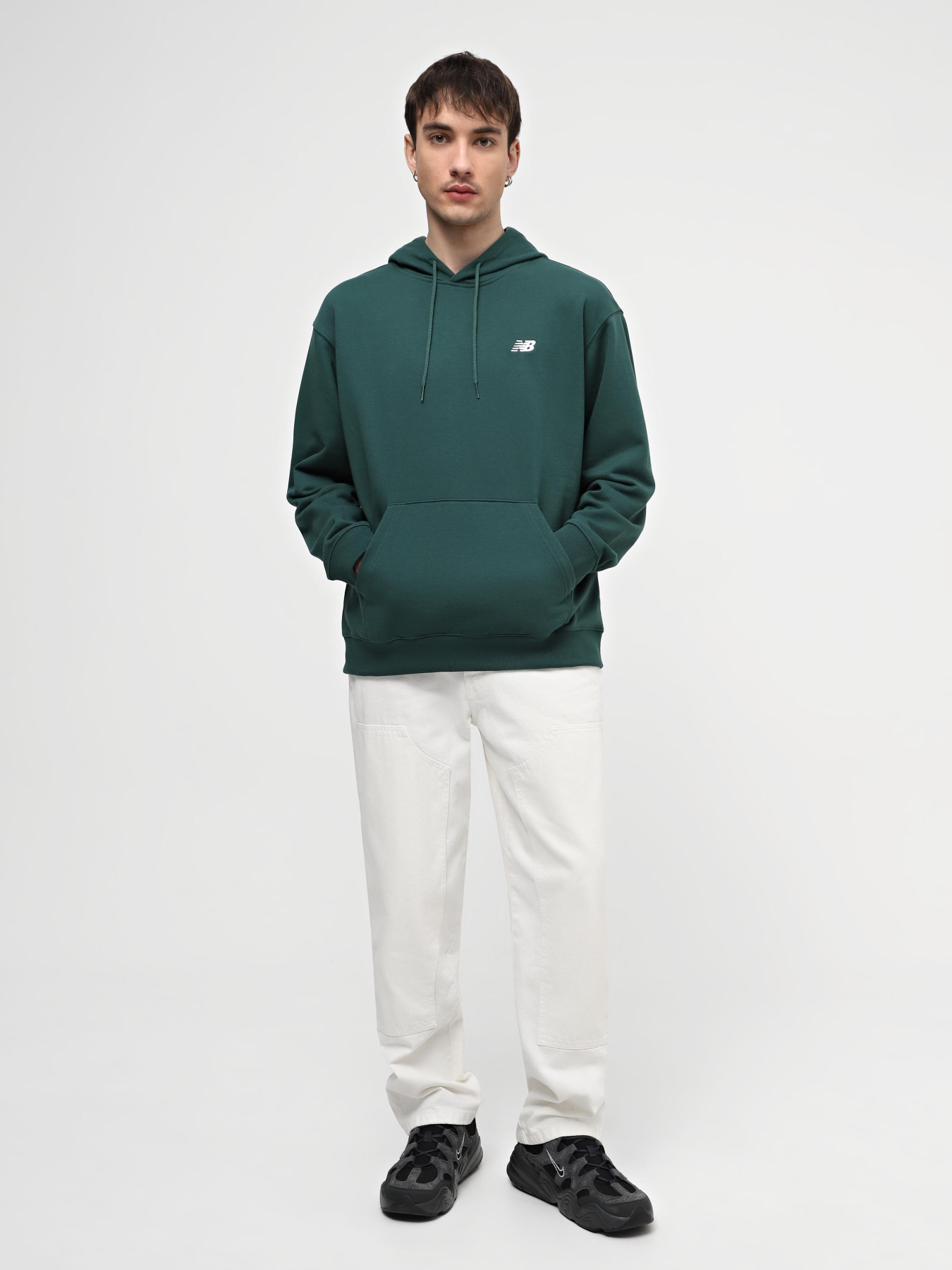 Худі та світшоти New Balance SMALL LOGO модель MT41508NWG Худі та світшоти New Balance SMALL LOGO модель MT41508NWG Фото