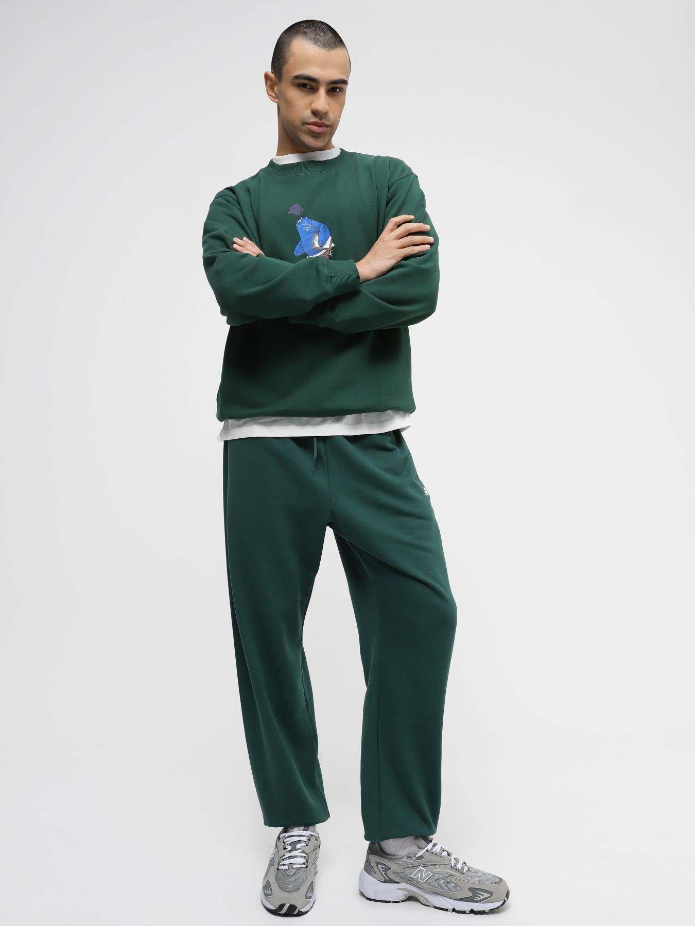 Худі та світшоти New Balance ATHLETICS GRAPHICS модель MT41538NWG Худі та світшоти New Balance ATHLETICS GRAPHICS модель MT41538NWG Фото