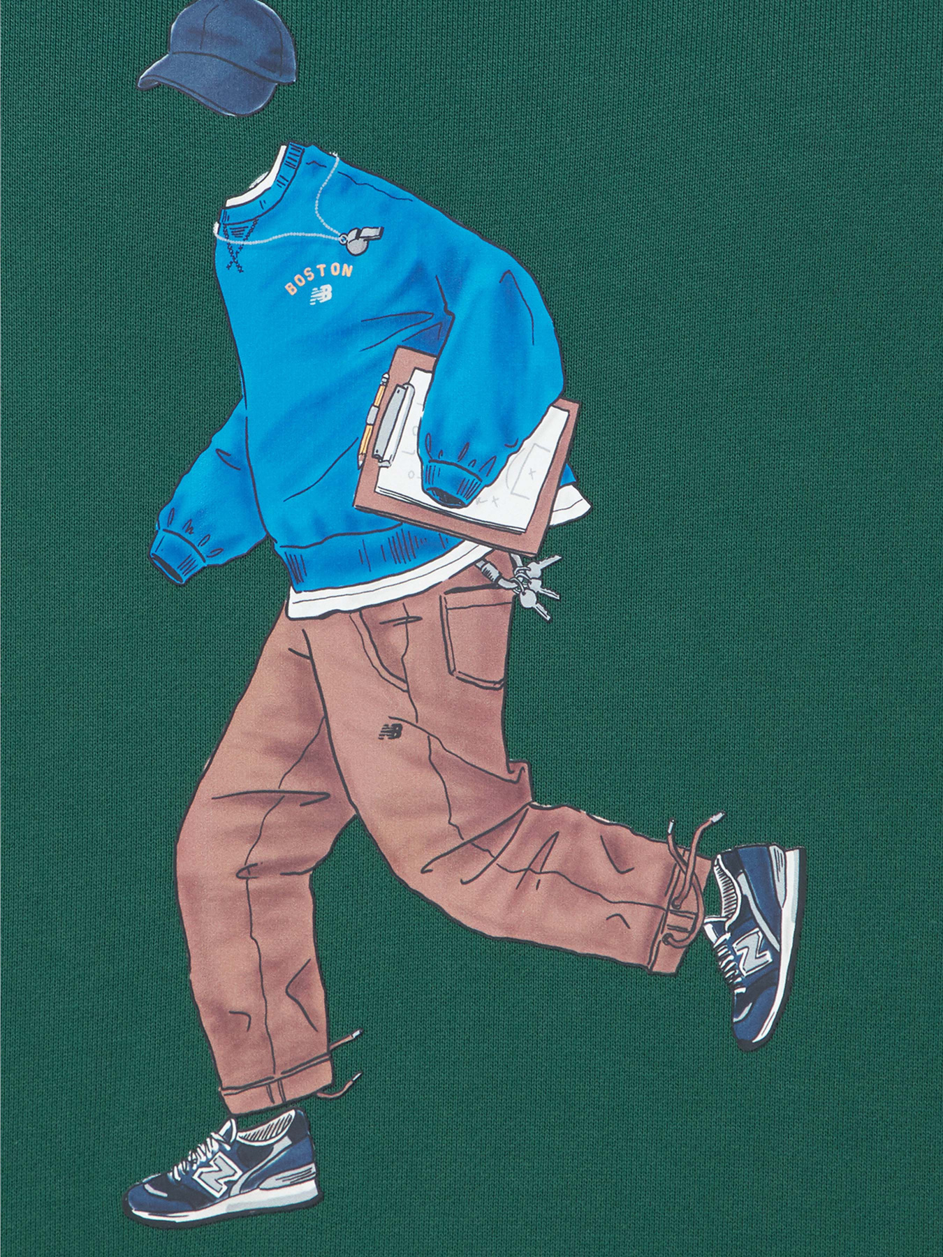Худі та світшоти New Balance ATHLETICS GRAPHICS модель MT41538NWG Худі та світшоти New Balance ATHLETICS GRAPHICS модель MT41538NWG Фото