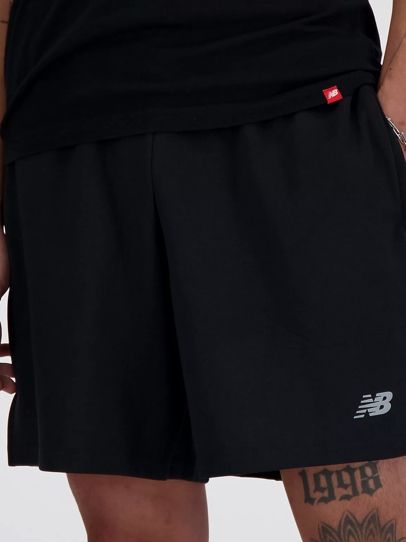 Шорты New Balance SPACER модель MS41146BK Шорты New Balance SPACER модель MS41146BK Фото