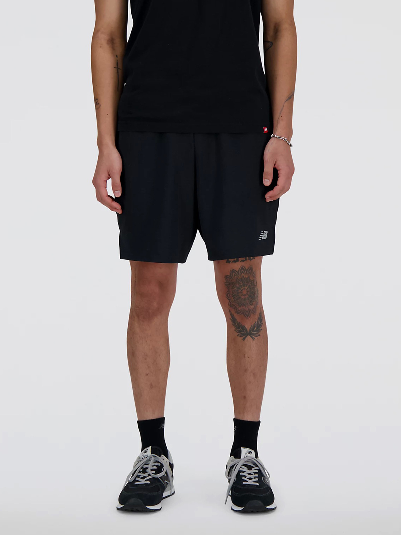 Шорты New Balance SPACER модель MS41146BK Шорты New Balance SPACER модель MS41146BK Фото