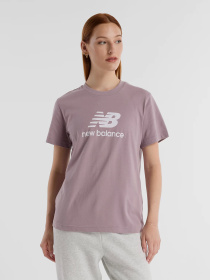 Футболки и поло New Balance SPORT ESSENTIALS JERSEY LOGO модель WT41502ICW Фото
