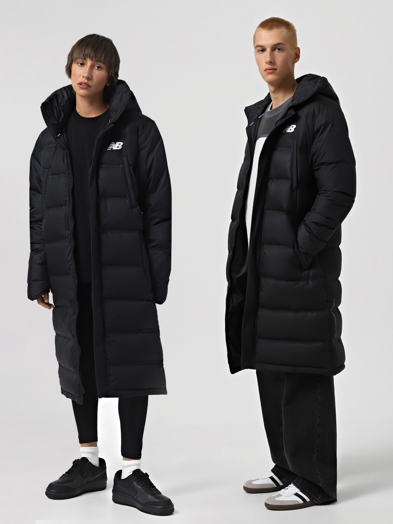 Куртки та дублянки New Balance BENCH LONG DOWN модель MJ231054BK Фото