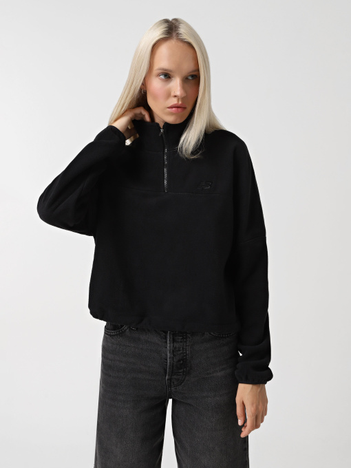 Худи и свитшоты New Balance POLAR FLEECE HZ модель WT43529BK Фото