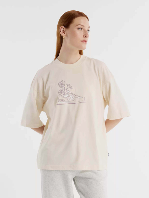 Футболки и поло New Balance FLOWER модель WT43556LIN Фото