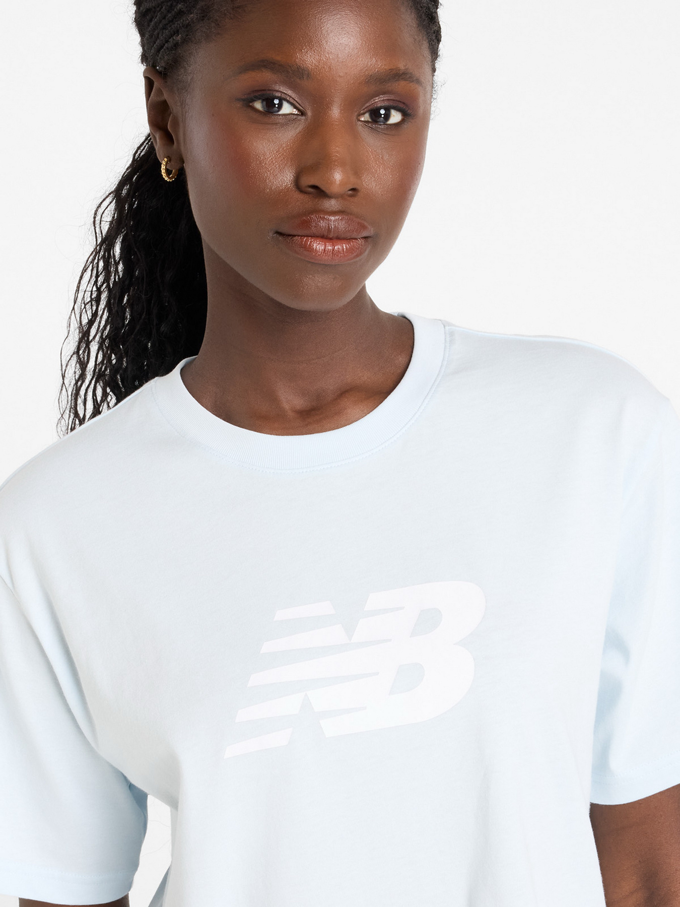Футболки и поло New Balance SPORT JERSEY модель WT43583IB Футболки и поло New Balance SPORT JERSEY модель WT43583IB Фото