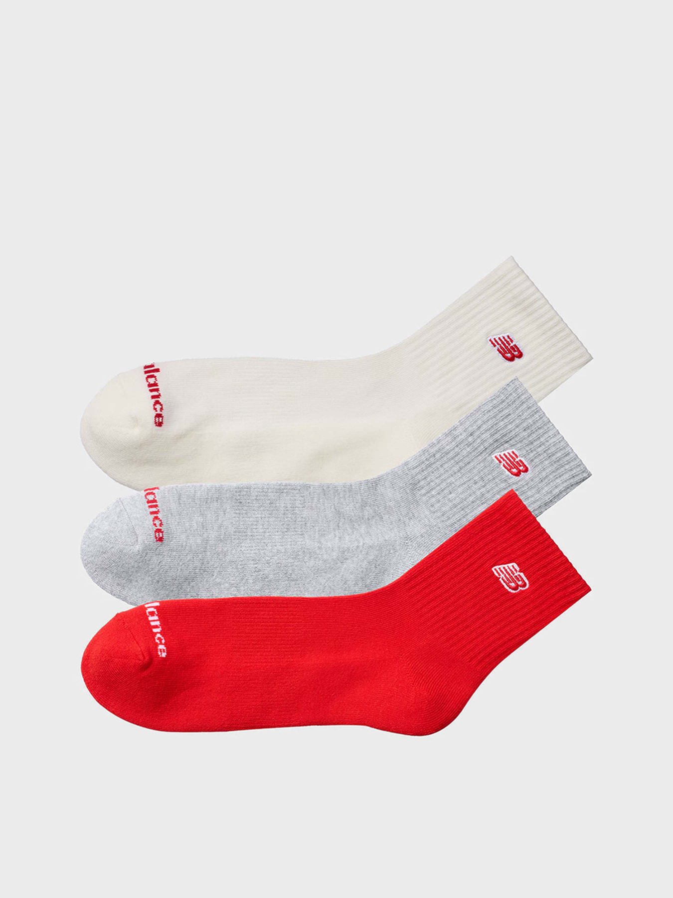 Шкарпетки та гольфи New Balance PATCH MID CREW SOCKS 3 PACK модель LAS51273AS1 Фото