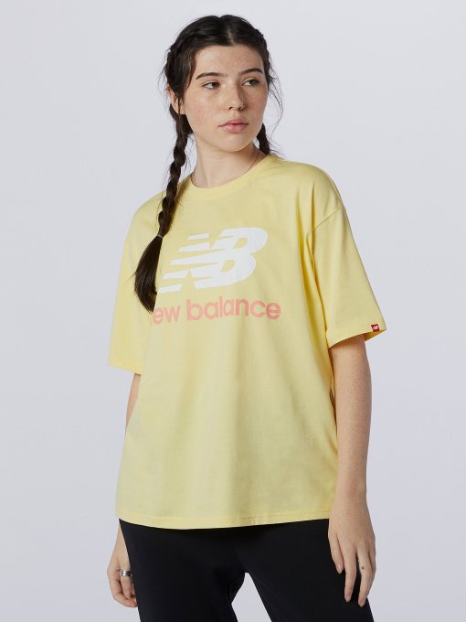 Футболки и поло New Balance Essentials Stacked Logo модель WT03519LHZ Фото