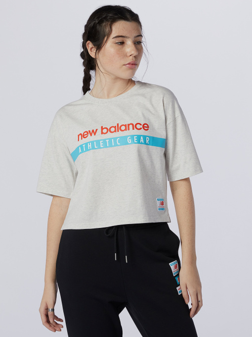 Футболки и поло New Balance Essentials Field Day Boxy модель WT11508SAH Фото