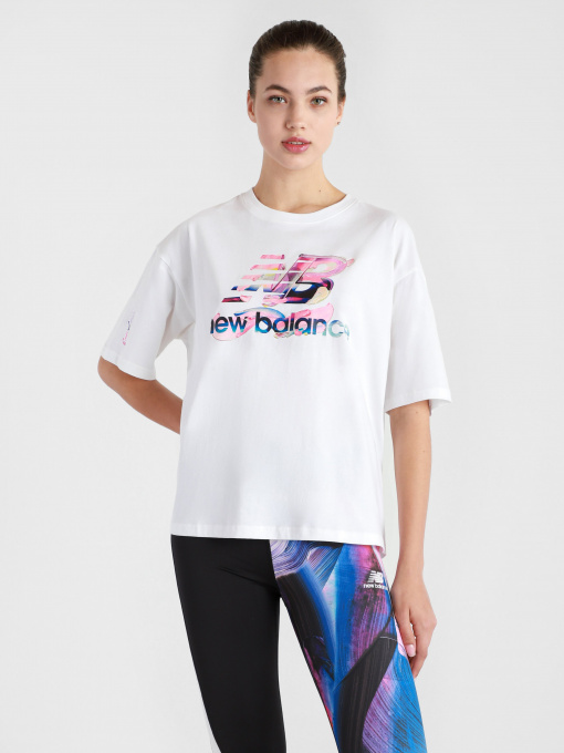 Футболки и поло New Balance NB Athletics Erin Loree Graphic модель WT11514WT Фото