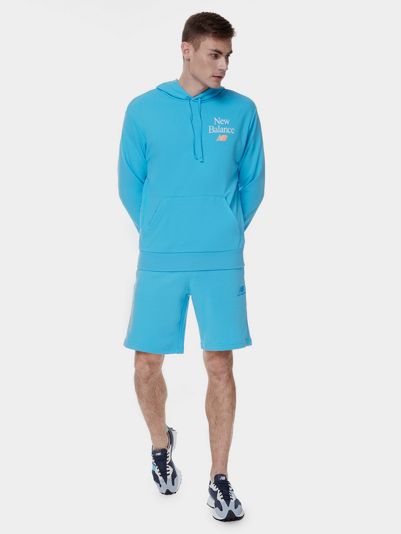 Шорти New Balance Essentials Celebrate модель MS21503VSK Шорти New Balance Essentials Celebrate модель MS21503VSK Фото