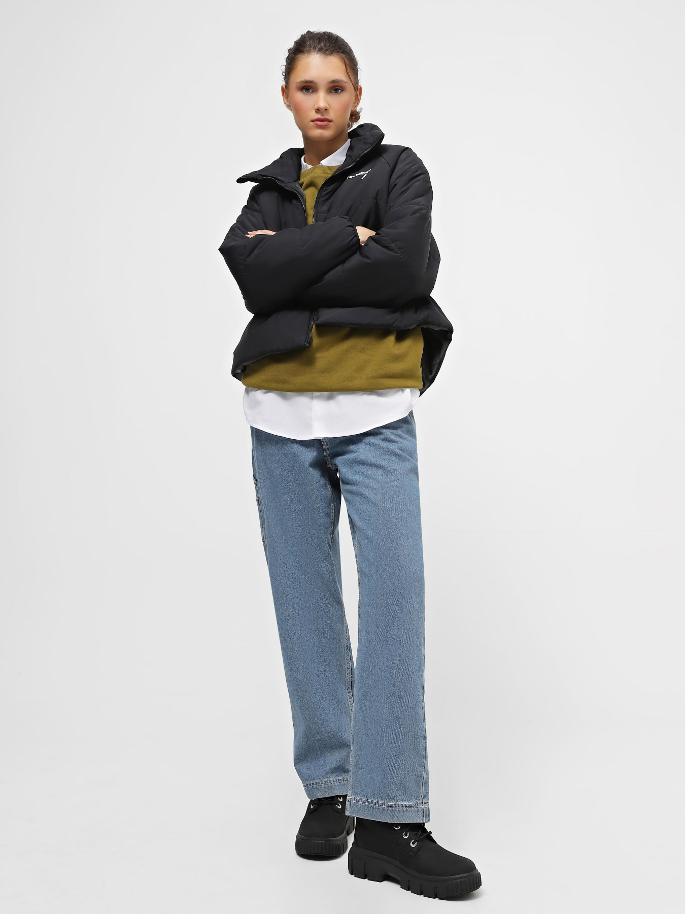 Куртки та дублянки New Balance NB Classic Puffer модель WJ13801BK Фото