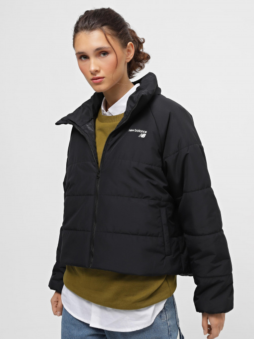 Куртки и дубленки New Balance NB Classic Puffer модель WJ13801BK Фото