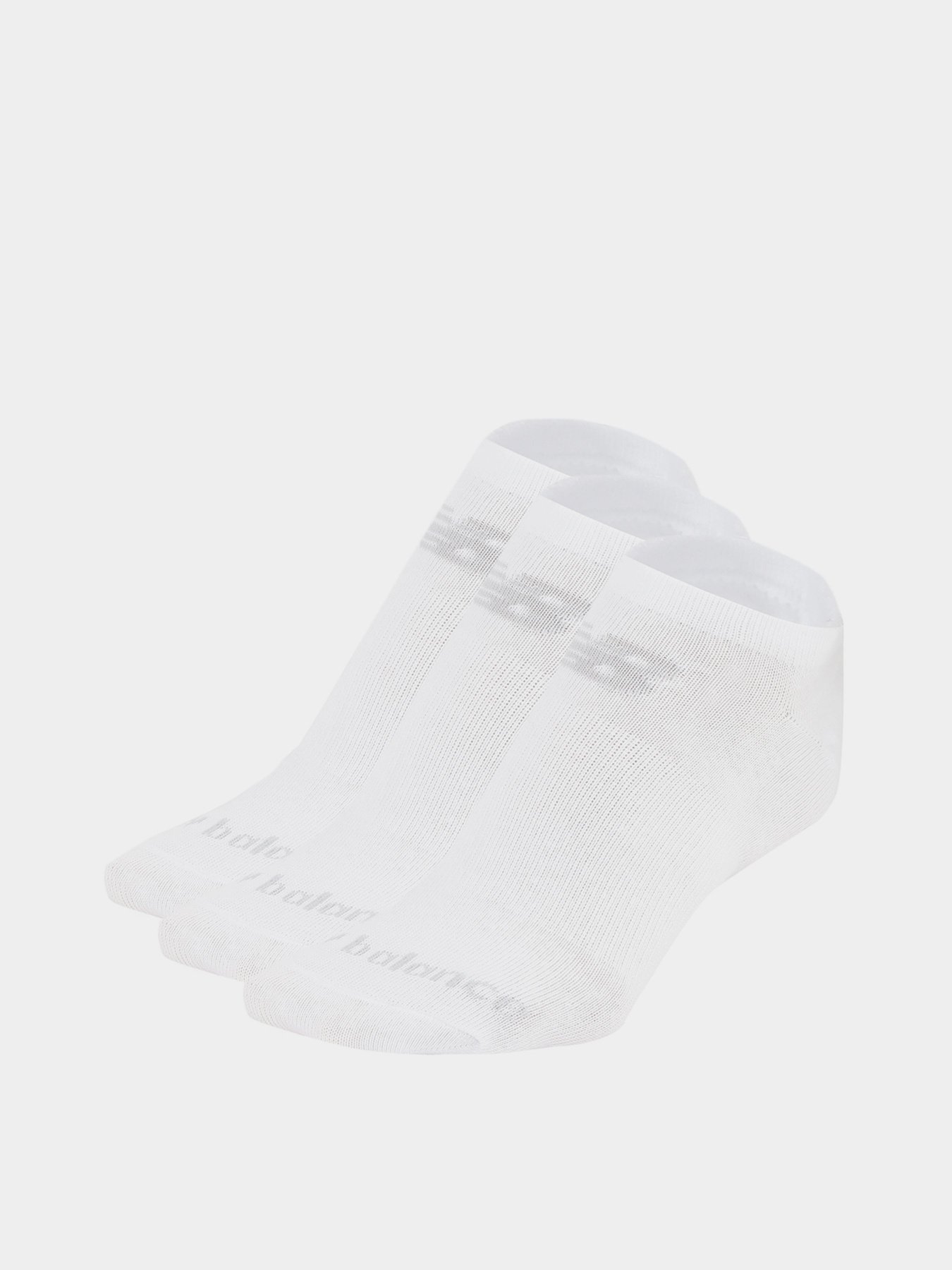 Носки и гольфы New Balance Prf Cotton Flat Knit No Show 3 Pair модель LAS95123WT Фото