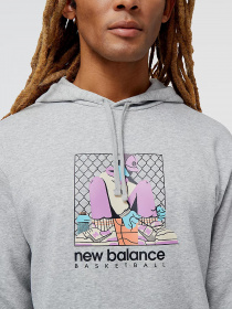 Худі та світшоти New Balance Hoops модель MT31588AG Фото