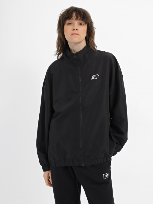 Куртки и дубленки New Balance Sport Woven модель WJ33501BK Фото