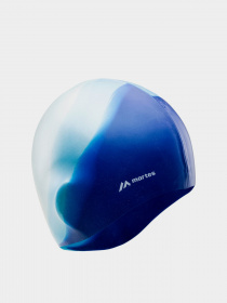 Шапочка для плавания Martes модель MULTISILI-BLUE/SILVER Фото