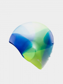 Шапочка для плавания Martes модель MULTISILI-GREEN/BLUE Фото
