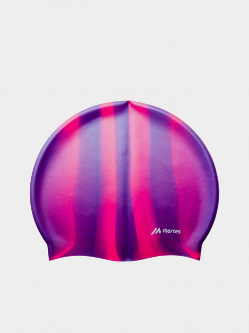 Шапочка для плавания Martes модель MULTISILI-PINK/VIOLET Фото
