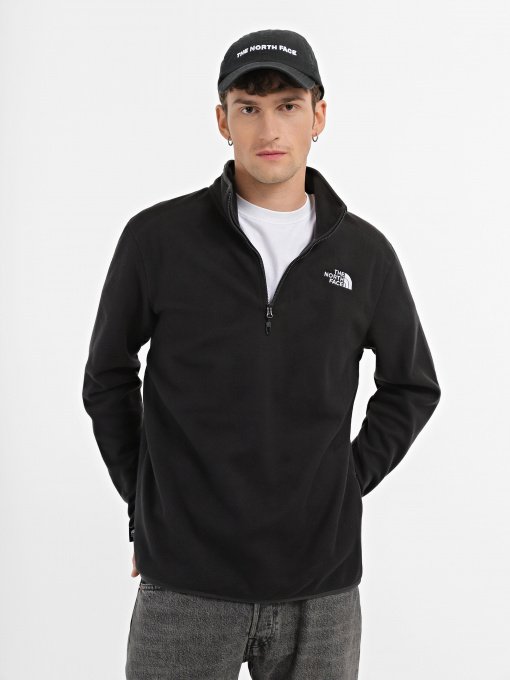 Худи и свитшоты The North Face 100 GLACIER 1/4 ZIP  модель NF0A855WJK31 Фото